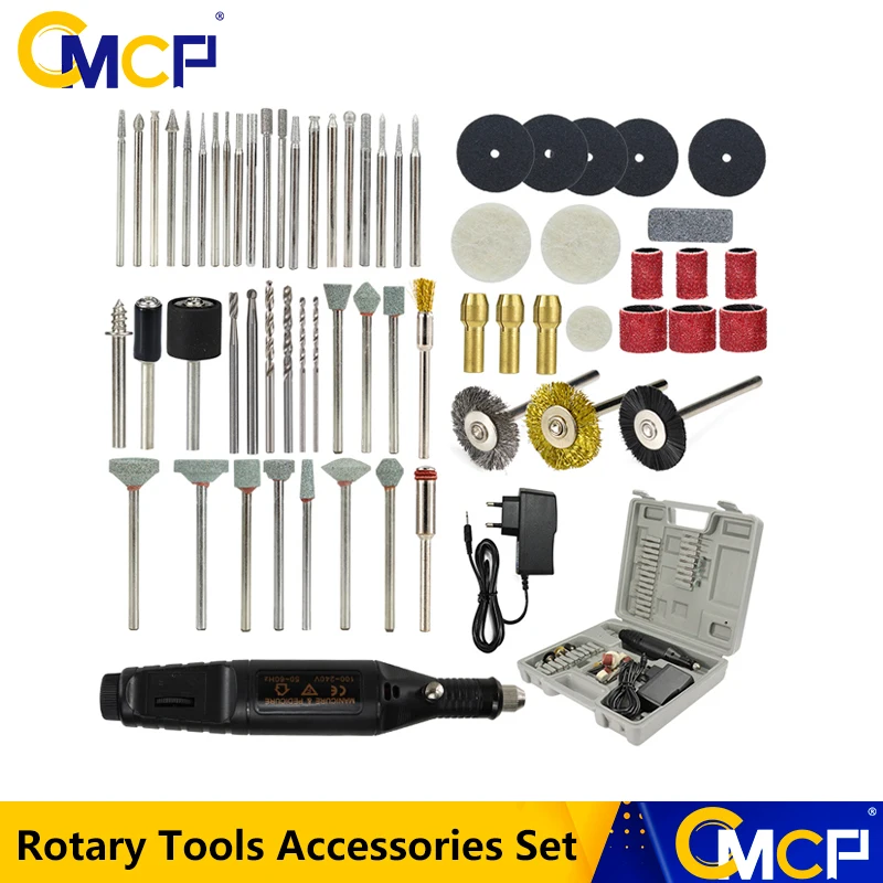 Электрическая мини дрель CMCP вращающийся инструмент с набором шлифовальных