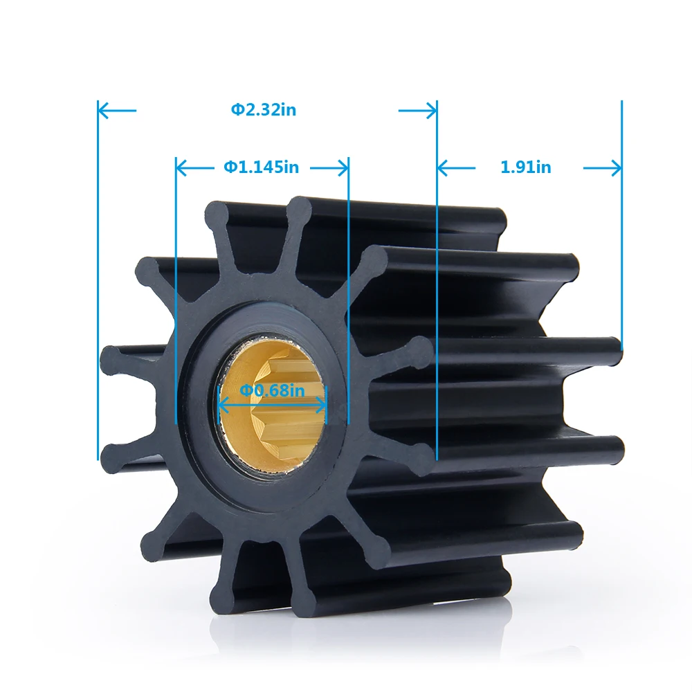 Комплект для ремонта лопастного насоса Johnson 09-812B-1 Yanmar 119773-42600 Sierra 18-3306 Indmar S685007