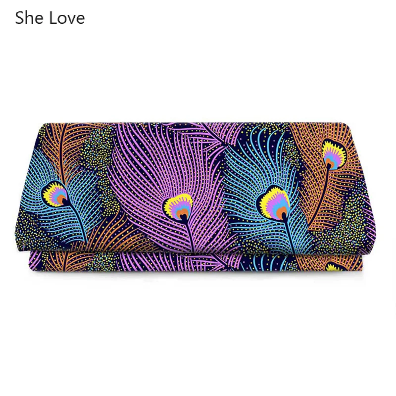 Chzimade 3 ярда/партия принт павлина настоящая восковая ткань высокое качество