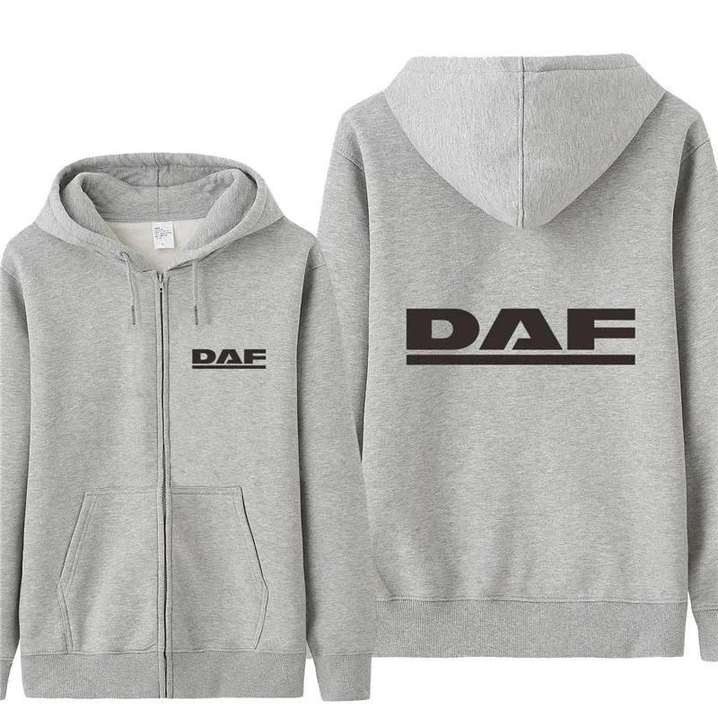 

2020 NEW for DAF Trucks Hoodies Men Thin Coat Pullover Fleece Jacket Unisex Man for DAF Sweatshirts