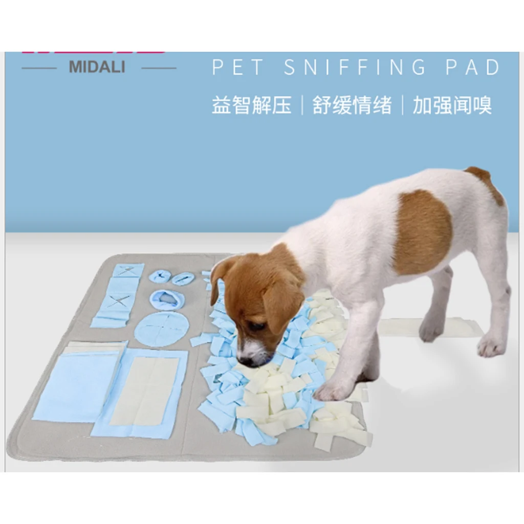 Мягкий нюхательный коврик для собак тренировочное одеяло домашних животных носа