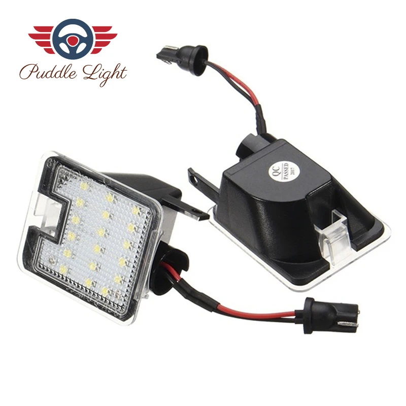 2x LED Under Side Mirror Puddle Light for Ford C-max Focus Kuga Escape Mondeo IV S-Max LED Courtesy light Super Bright