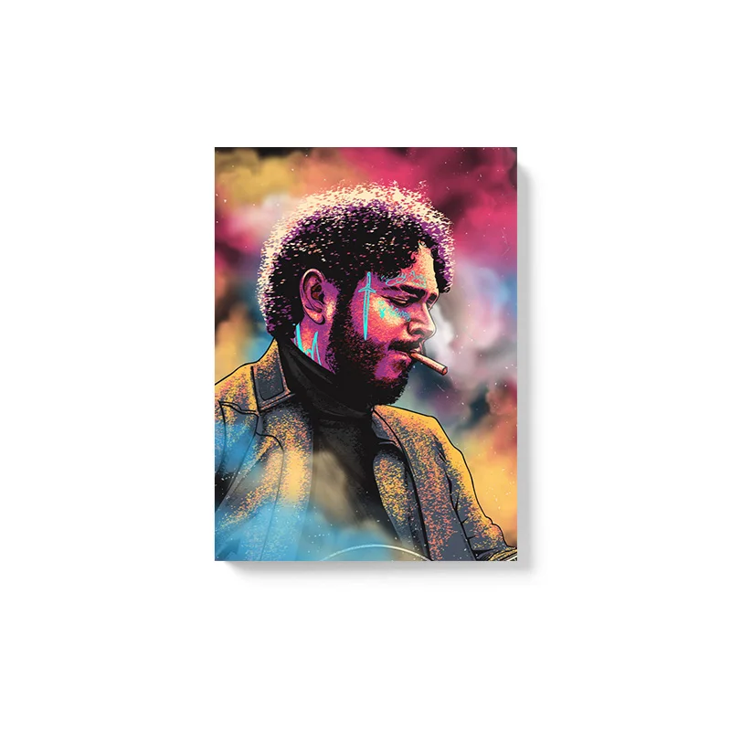 

Post Malone Poster Canvas Painting Wall Art Decor Living Room Bedroom Study Home Decoration Prints
