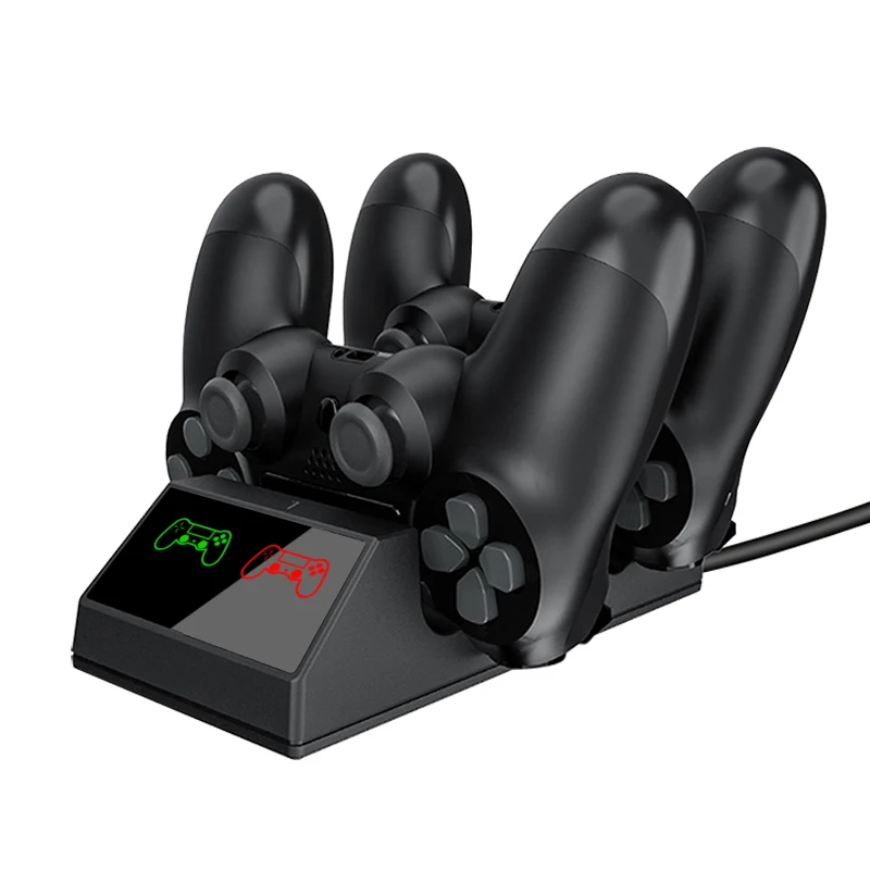 PS4 Pro Slim Dual-Wireless Controller Charger Station Stand Mini USB Port Charging Dock Magnet LED Indicator | Электроника