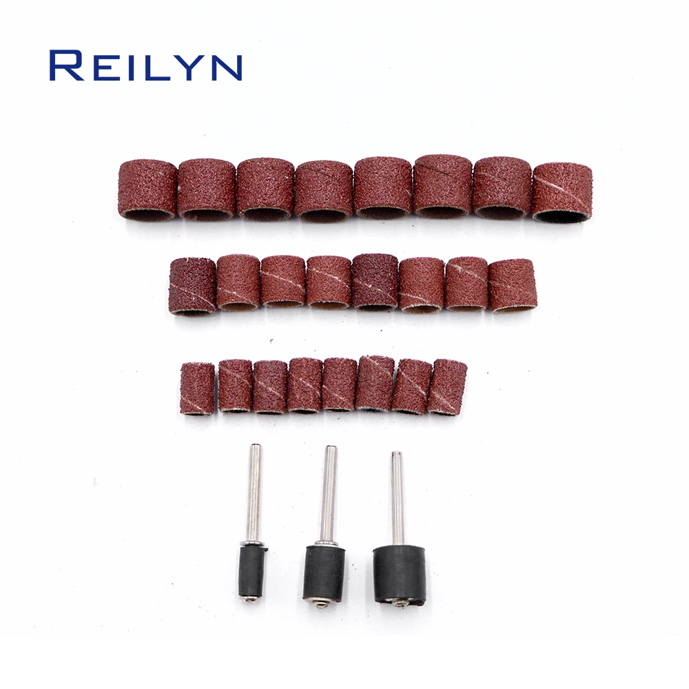 60 шт. 80 # абразивные наждачные бумажные кольца наждачная бумага шлифовальные биты