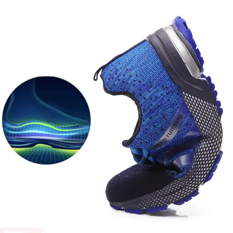 

New 2019 Men Running Shoes Breathable Outdoor Sports Shoes Lightweight Sneakers for Women Comfortable Athletic Training Footwear