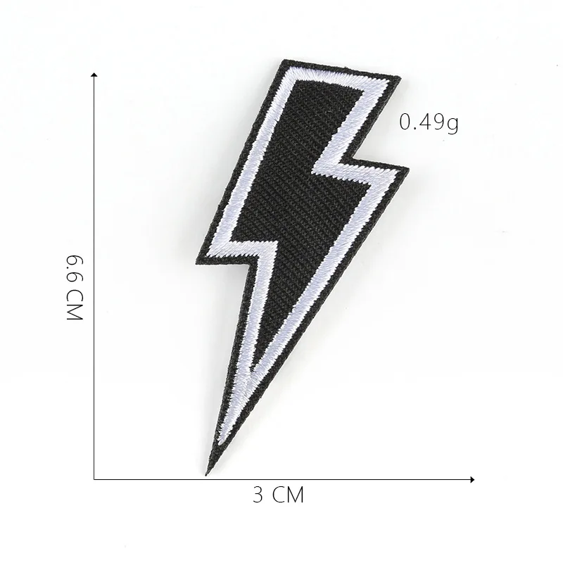 Нашивка сделай сам с вышивкой в полоску молнией нашивки на одежду значок бомба