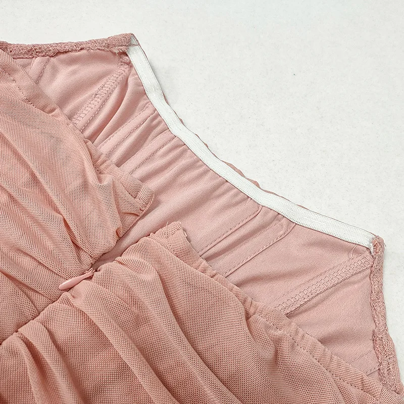 

2020 Summer Women's New Explosions Nightclub Off-the-shoulder Collar Mesh Wrapped In Chest Skirt Dress Summer
