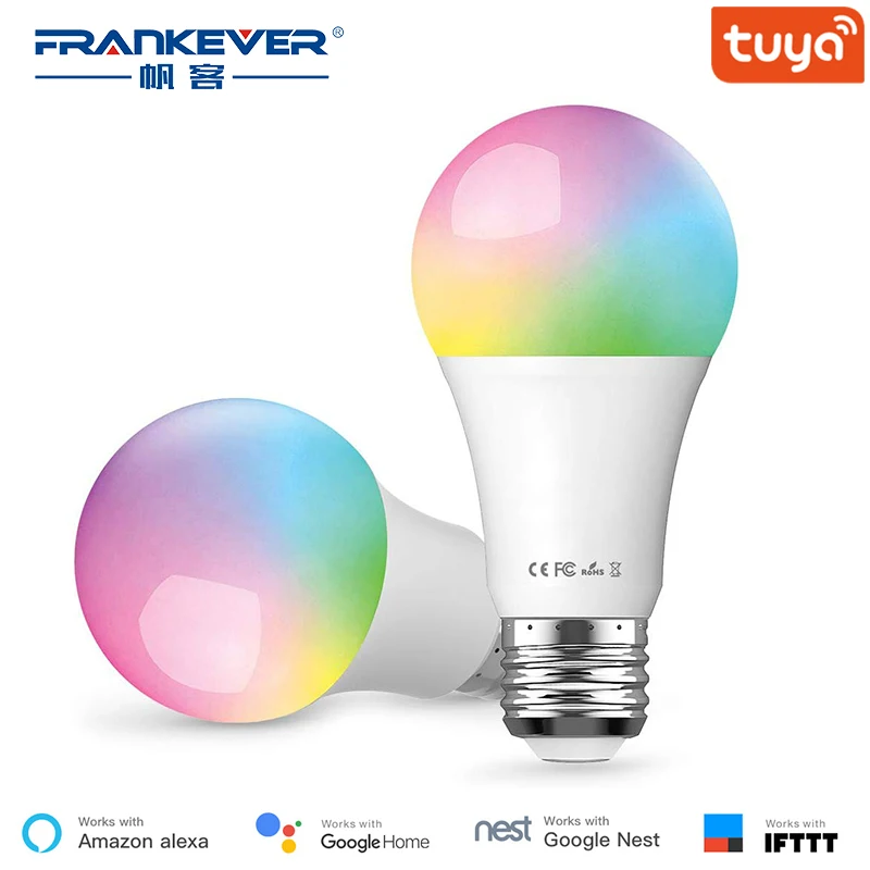 FRENKEVER Smart Управление лампы 1,5 W светодиоидная лампа с регулируемой яркостью Беспроводной светодиодный лампы RGBW LED Гостиная совместим с Alexa google home