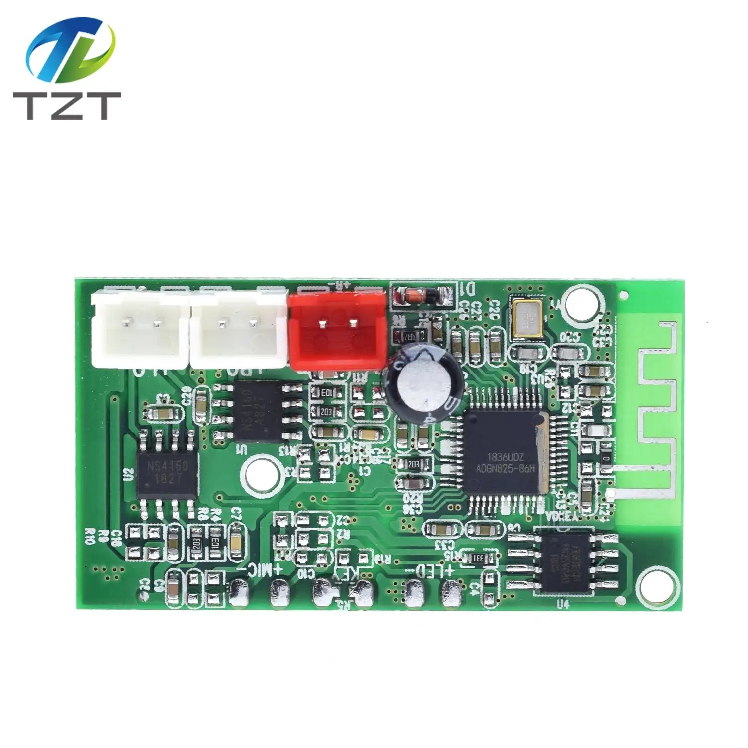 TZT Mini Bluetooth 4 2 Плата усилителя динамика 3 Вт * класс D двойной канал аудио телефонов