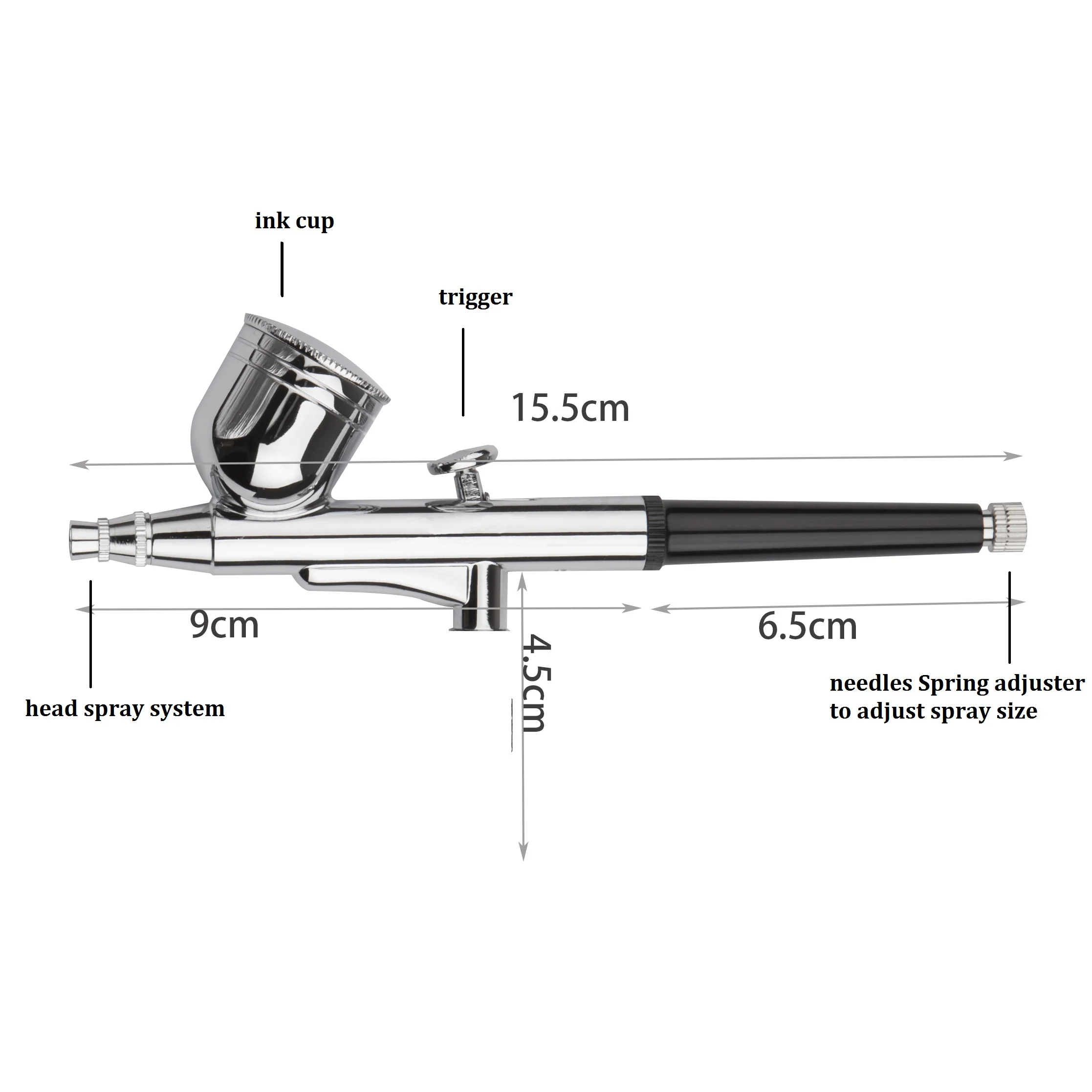 

Airbrush Compressor Small Spray Pump Pen Set Airbrush Cosmetic makeup Air Gun Kit for Art Painting Tattoo Craft Cake Spray Model