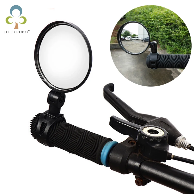 

1/2 шт. 8 см велосипедные шлемы зеркала заднего вида для руля Велоспорт заднего вида MTB велосипед силиконовой ручкой Зеркало заднего вида Аксе...