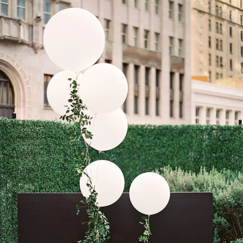 128pcs/lot 5/10/18inch White latex Balloon Arch Kit Baby Shower Weeding Birthday Bachelorette Party Backdrop Background Decor