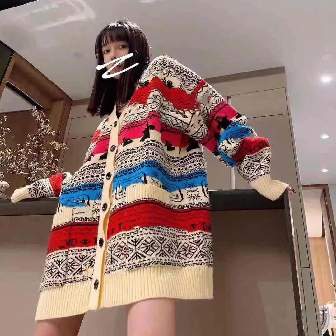 

Женская трикотажная куртка, разноцветная Элегантная куртка, Размеры S M L, Осень-зима 2021