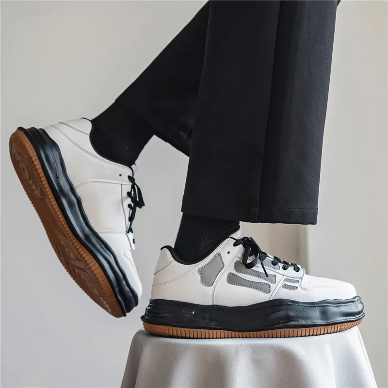 

2021 autumn and winter sports leisure running shoes men's shoes air cushion shoes shockproof comfortable tide increase thick sol