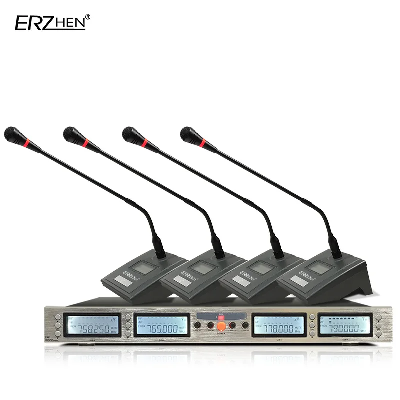 Профессиональный беспроводной УВЧ микрофон Система семья караоке пшеничный