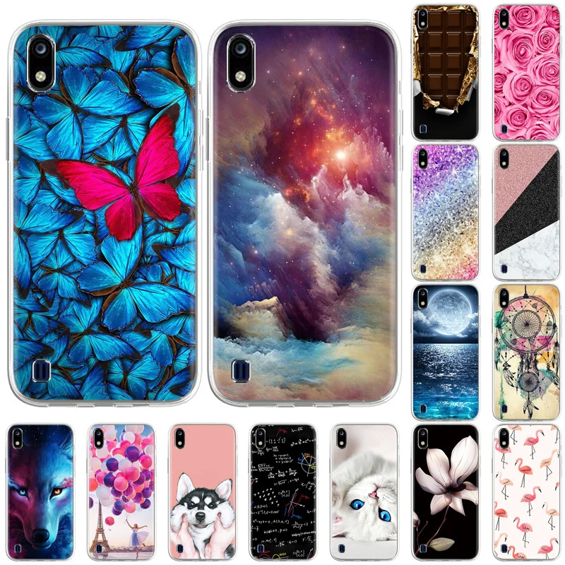 

TPU Soft Silicone Phone Case For ZTE Blade A7 2019 Case Shiny Back Cover Blade A7 2019 6.09 inch Dog Animal Cartoon Shell Capa
