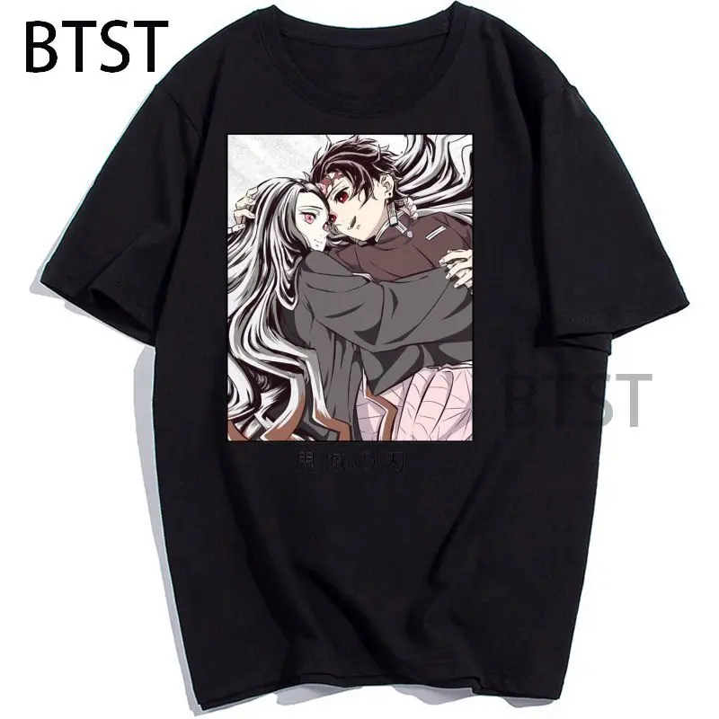 

Демон убийца Kimetsu без Yaiba с принтом Модные мужские футболки простые с О-образным вырезом с коротким рукавом Kawaii Япония уличная одежда с мотив...