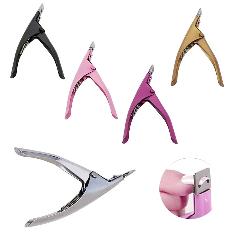 New Acrylic UV Gel Nail Clippers Cutter False Tips Cutting Nails Tool Manicure Beauty tools Hot Sale | Красота и здоровье