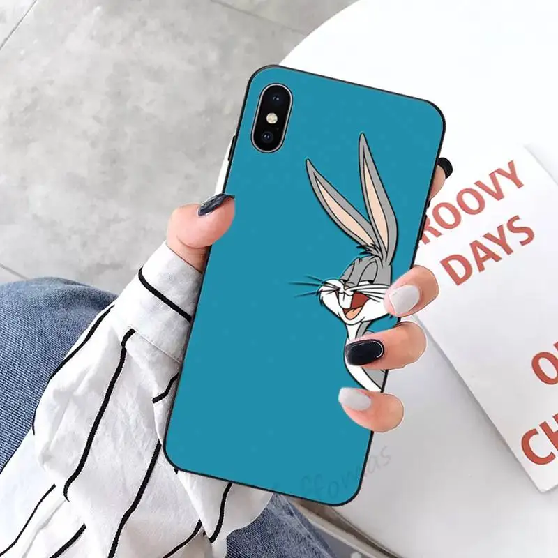 

Bugs Bunny Poster Pattern Phone Case for iPhone 11 12 pro XS MAX 8 7 6 6S Plus X 5S SE 2020 XR