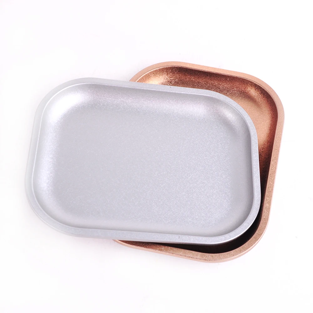 180*140 мм нержавеющая сталь табак ролл тарелка Ванильная пепельница для специй