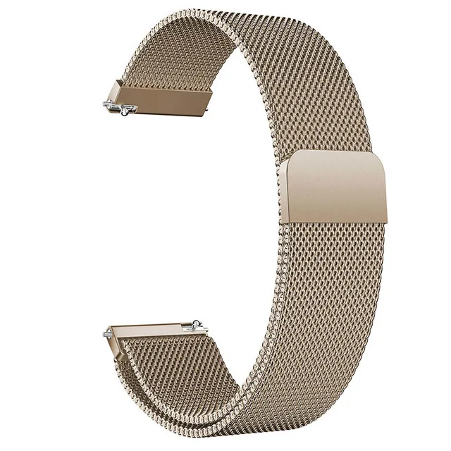 retro gold Миланский ремешок для часов для Xiaomi Huami Amazfit GTS умный браслет из нержавеющей стали металлический Сменный ремень для Amazfit GTS Correa - Цвет: retro gold