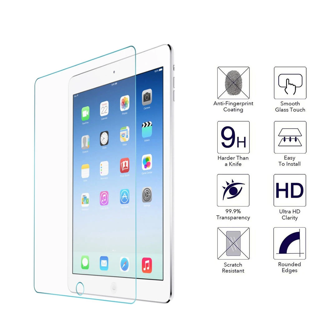 Закаленное стекло для Apple IPad Pro 11 2018 10 5 2017 Защита экрана Ipad 6 Air 2 9 7 Mini 1 3 4 защитная
