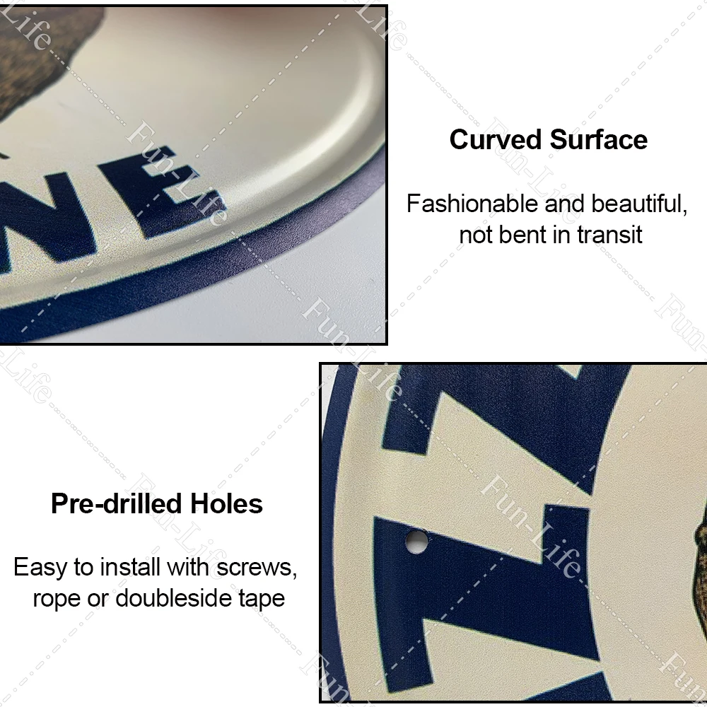 Старинное украшение металлическая жестяная пластина для пива знак Ретро газовая