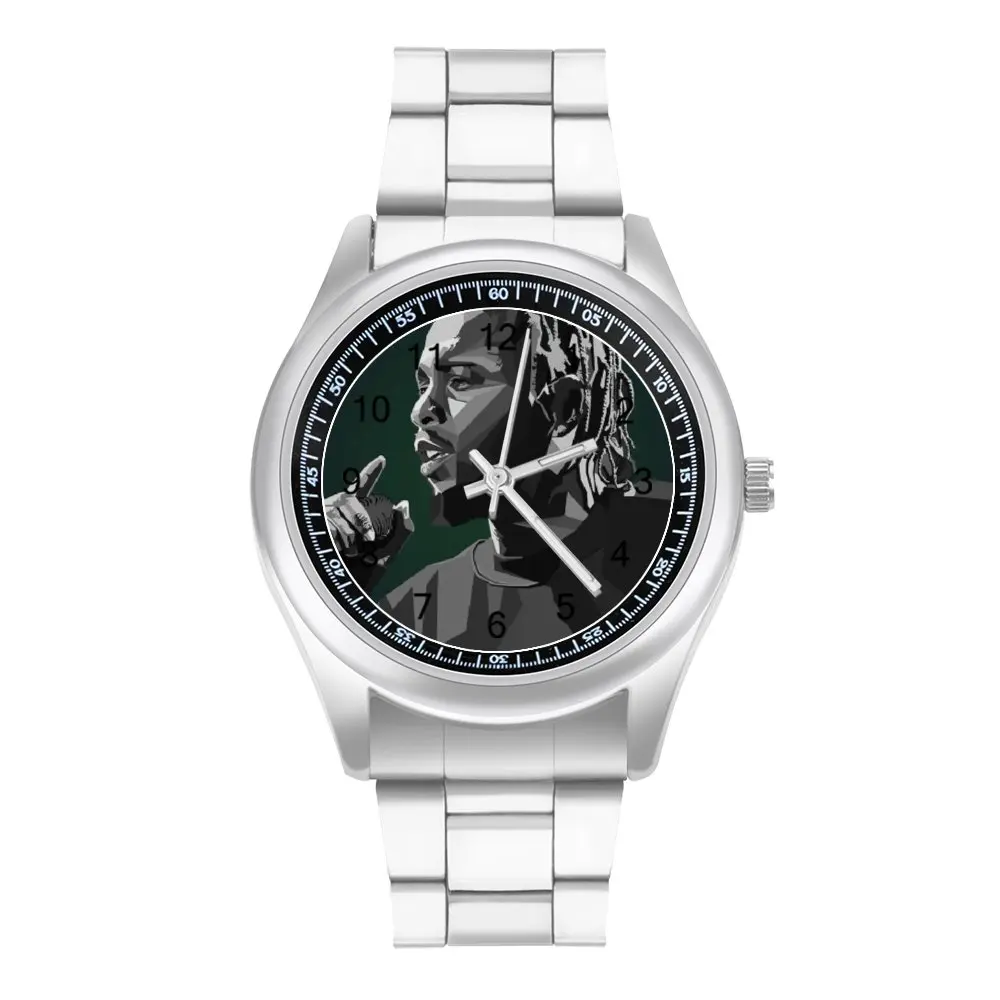 

Кварцевые часы Kendrick Lamar унисекс, мужские наручные часы из нержавеющей стали, наручные часы хорошего качества