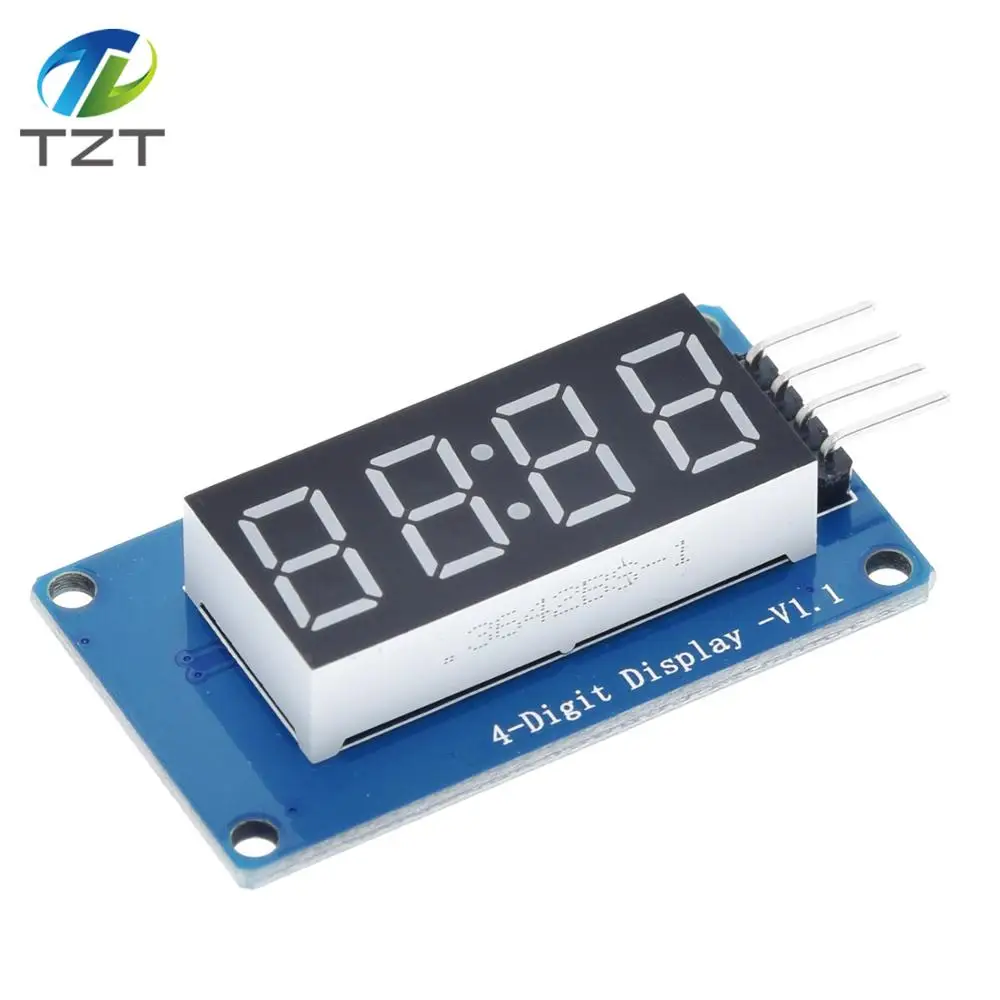 TM1637 светодиодный Дисплей модуль для Arduino 7 сегментный 4 биты 0 36 дюйма часы красный