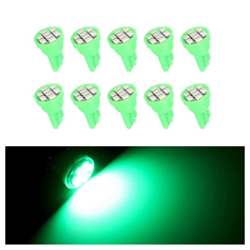 

10PCS GREEN T10 8SMD LED Light Bulb Dome Light Super Bright Brake Lights Auto Backup Reverse Lamp Car Tail Bulb
