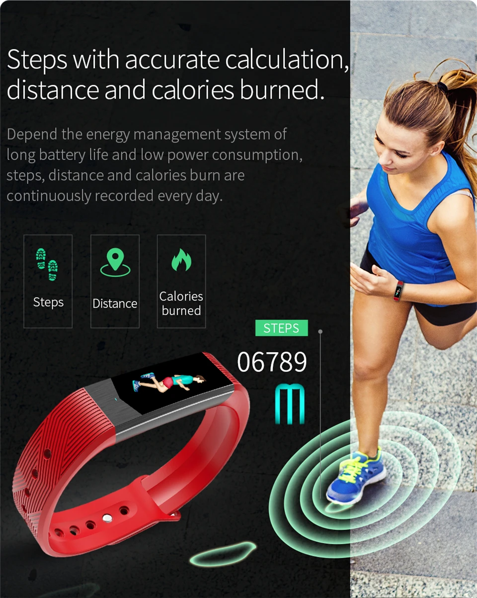 B30 Bluetooth спортивные 3D UI Смарт-часы для женщин и мужчин пульсометр Монитор артериального давления Браслет Водонепроницаемый фитнес-трекер группа