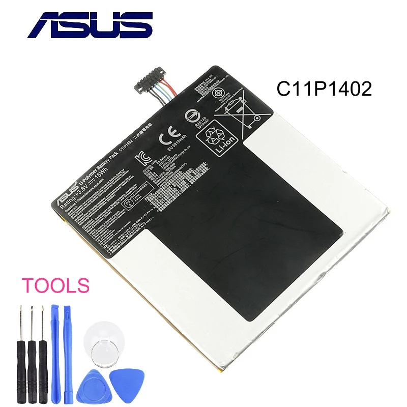 Оригинальный аккумулятор ASUS C11P1402 для Fone Pad 7 ME375C FE375 FE375CXG K019 3910 мАч высокая