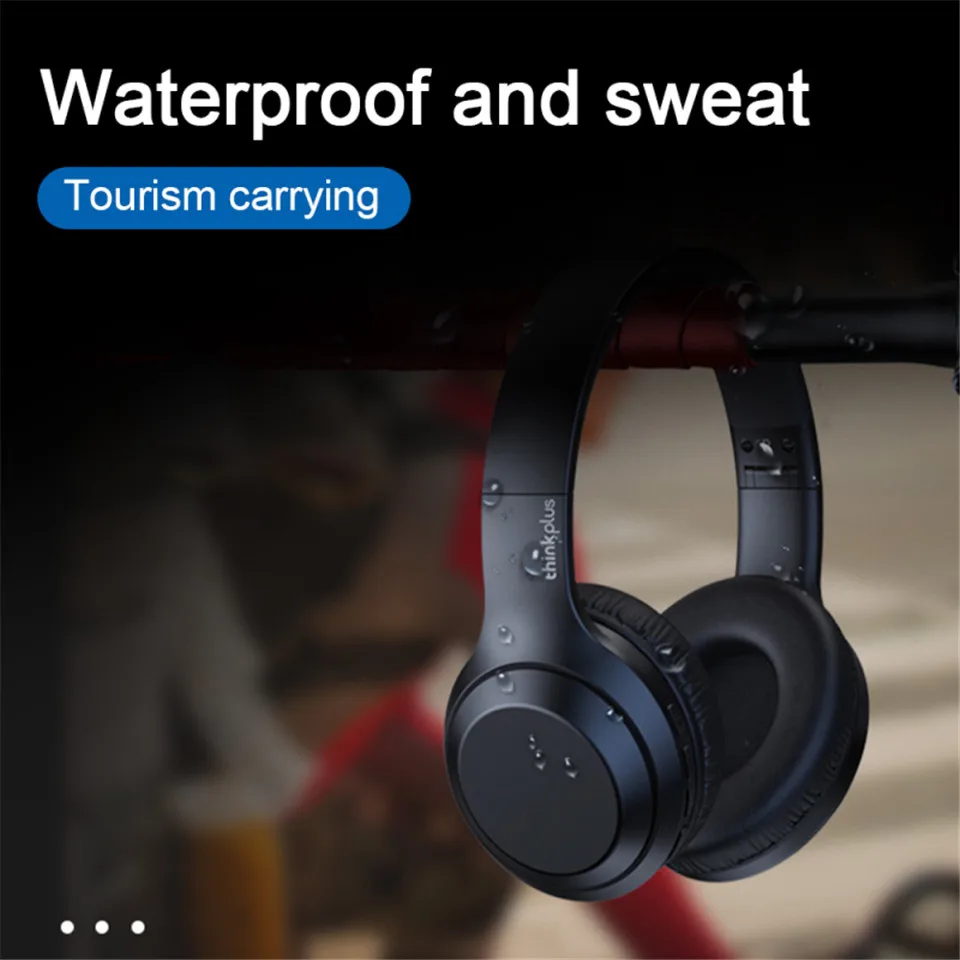 Lenovo Player Bluetooth Headphones with Microphone Wireless Stereo Headset Music for iPhone Samsung Xiaomi mp3 Sports TH10 - купить по