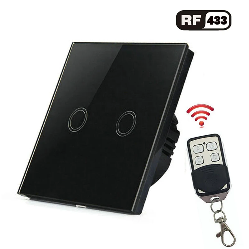 Сенсорный выключатель Европейского/британского стандарта 3 клавиши 1 канал