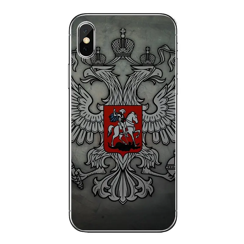 Российская Федерация эмблема флага прозрачные мягкие чехлы для samsung Galaxy A5 A6 A7 A8 A9