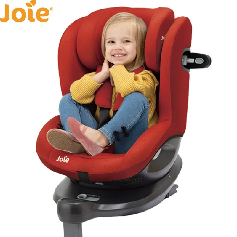 0358Joie's Child Safety Seat 0-4-year-old car with 360-degree spinning gyro Warriors'premium I-Spin 360 elegant red