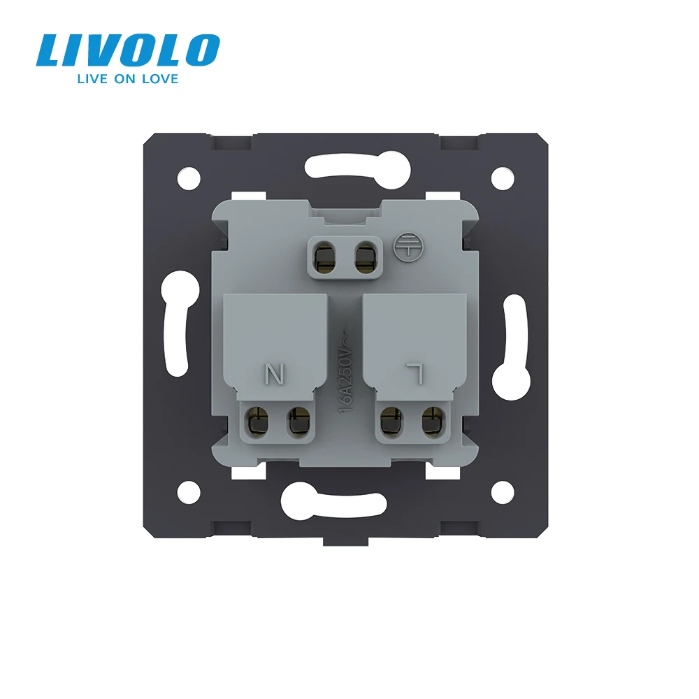 LIVOLO производитель Livolo Белые пластиковые материалы FR стандарт функциональная