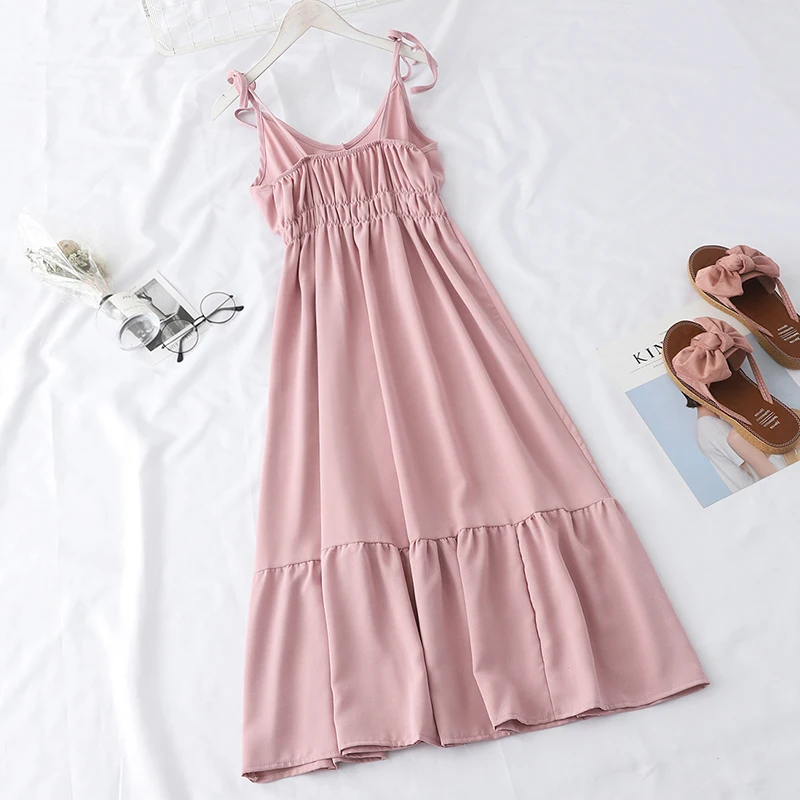 Heliar 2020 летнее винтажное мягкое платье с круглым вырезом плиссированное цельное