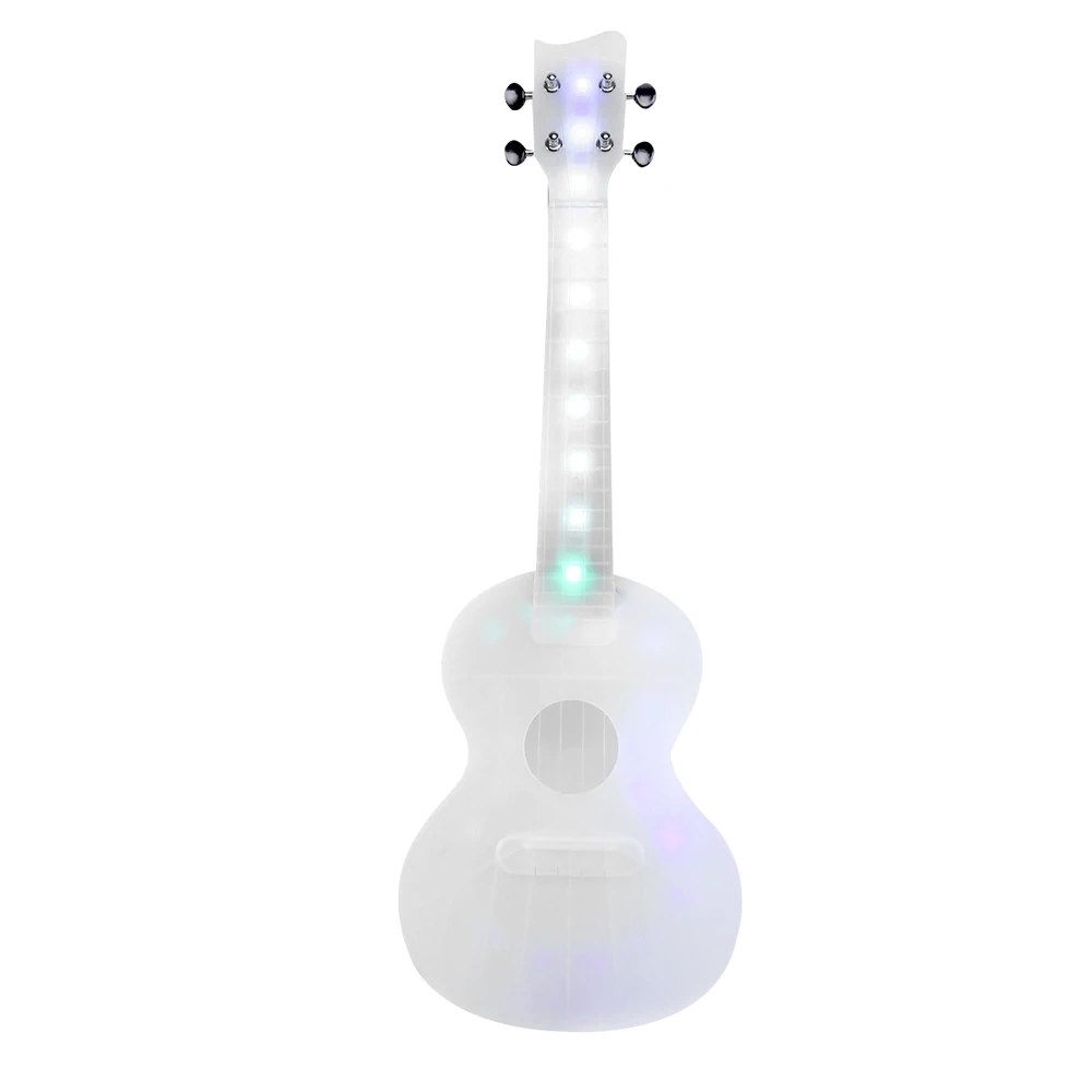

23 inch Kids Luminous Ukelele UKulele 4 String Portable Guitar Instrument for Children Pick Stringed Instruments Mini Guitars