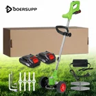 Электрическая газонокосилка, садовый триммер с аккумулятором 2 шт., 35000R, 24 В, без мертвых углов обрезки, аккумулятор Makita12 В