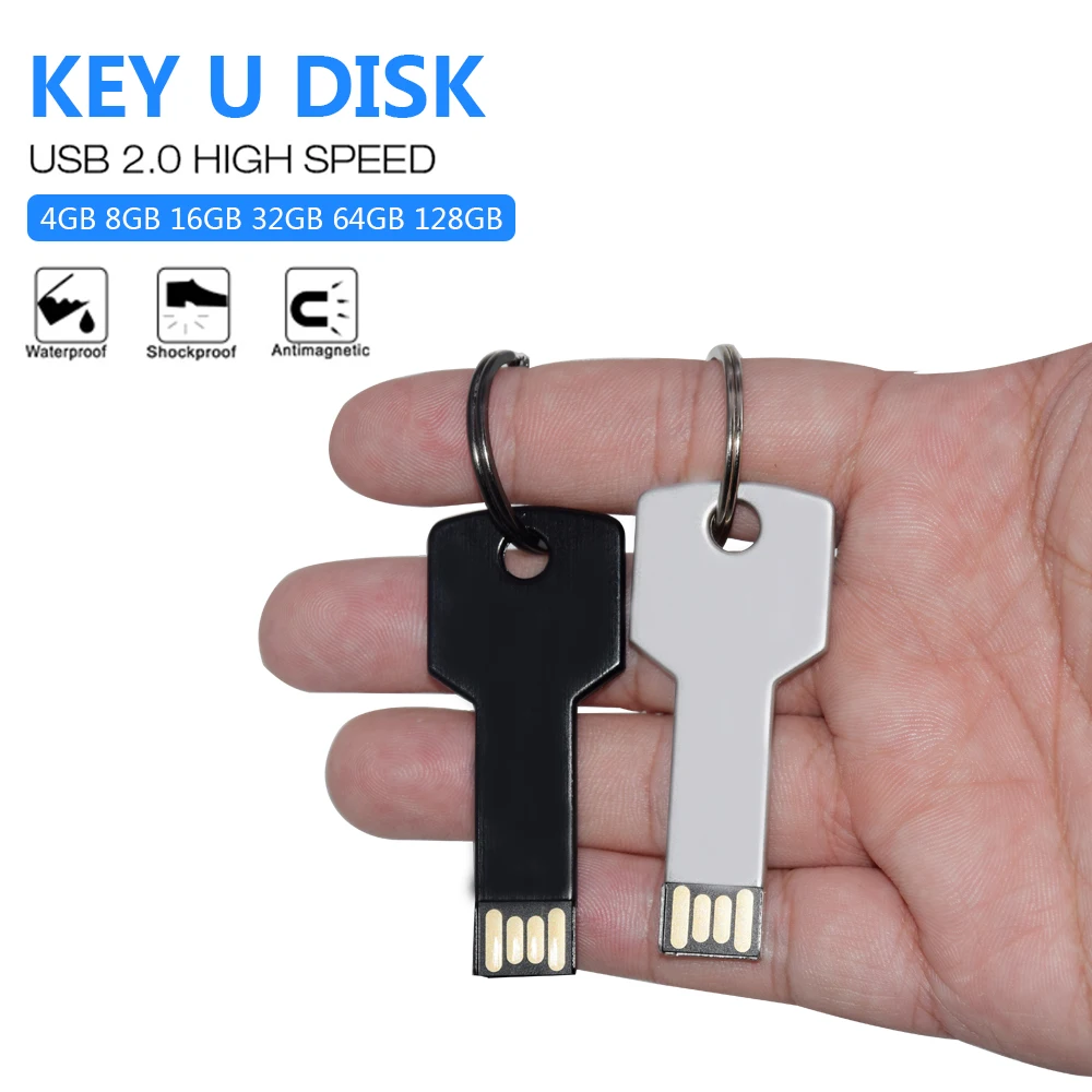 USB-флеш-накопитель с кольцом для ключей 4 ГБ 8 16 32 64 | Компьютеры и офис