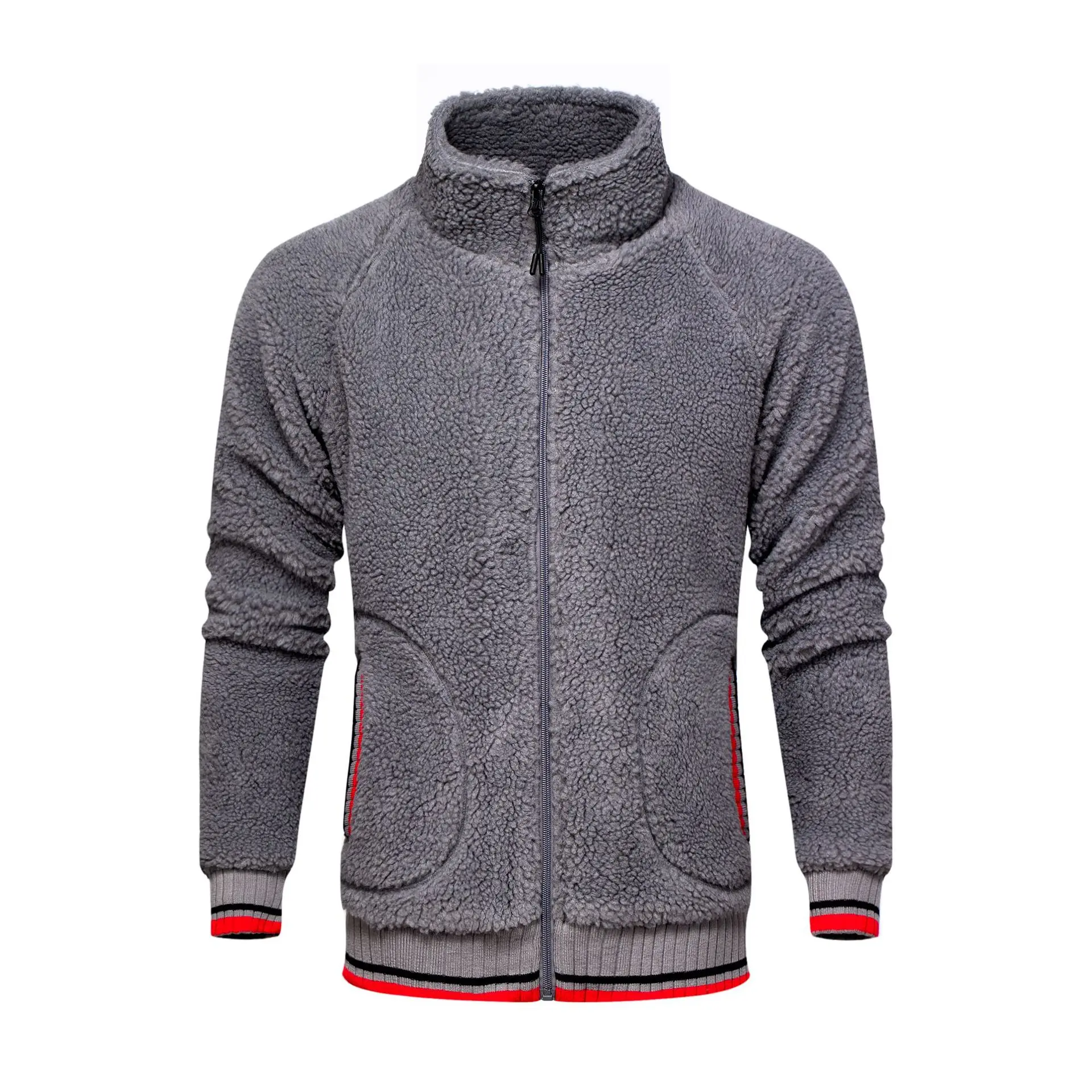 

Fur Jacket Men Winter Warm Jackets Fleece Lining Coat Mens Brand Clothing Streetwear Casual Outwear Male European Size Clothes