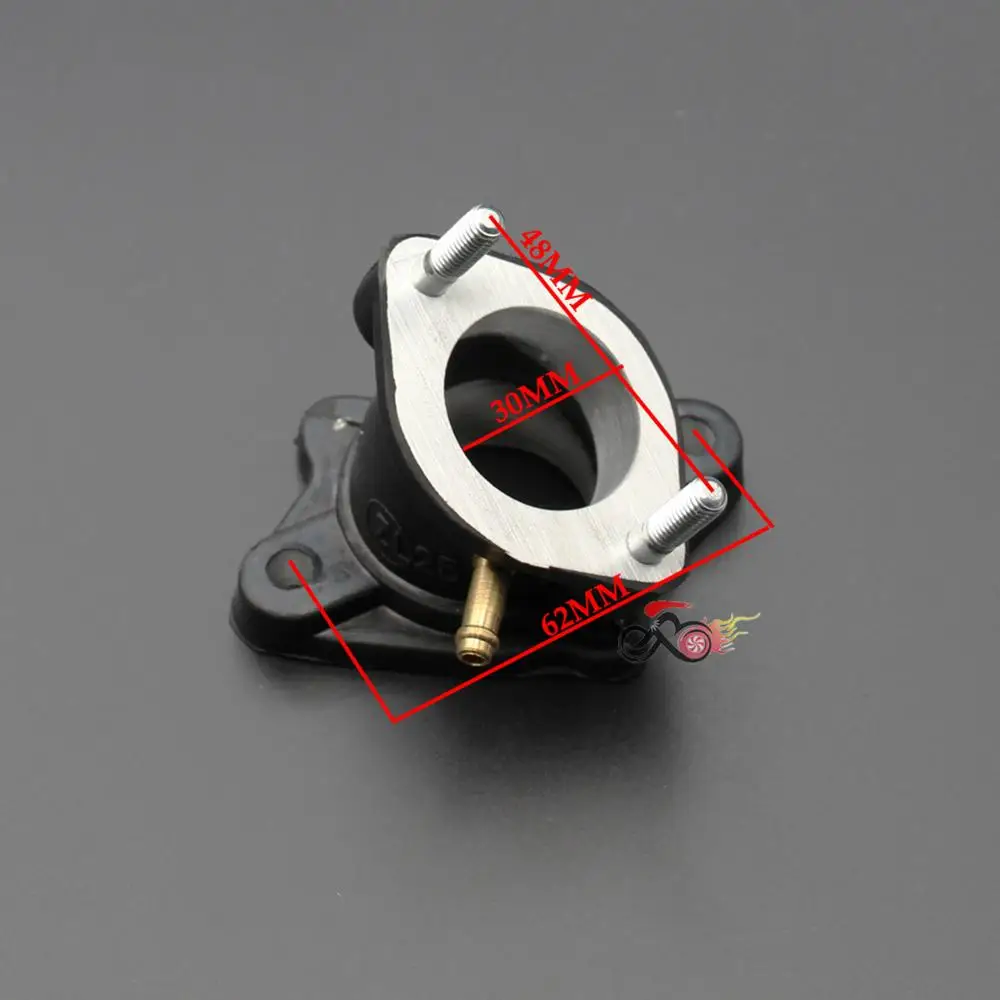 Впускной коллектор 30 мм PZ30 Carby с вторичным впускным клапаном для 150cc 200cc 250cc 300cc