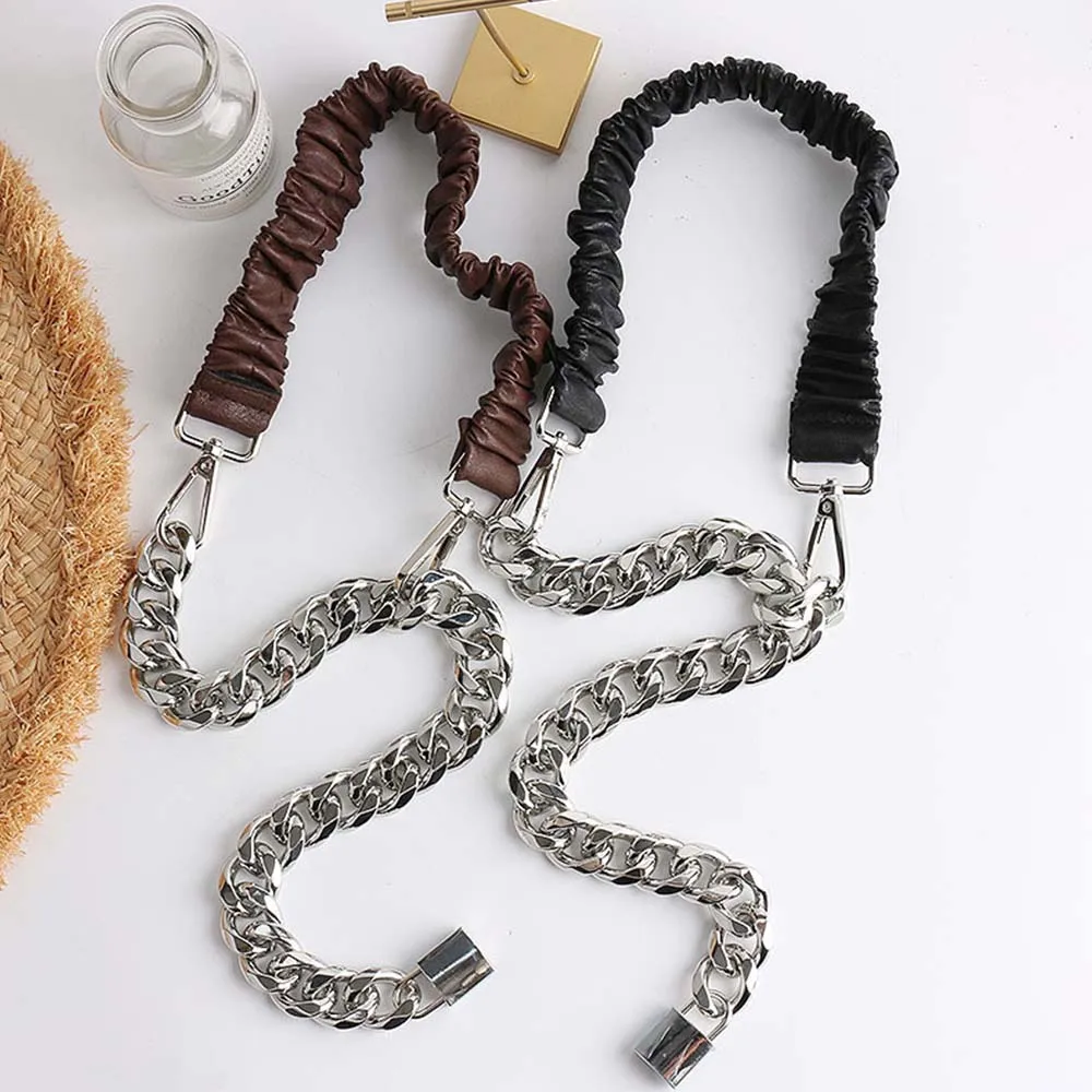 

1PC Elastic Chain Belt Ladies Dress Cummerbunds Stretch Corset Belts for Women Punk Rock Stylish Accessories ceinture femme lock