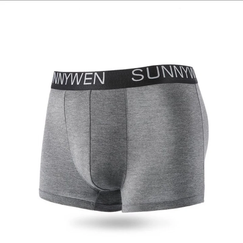 7pcs/lot Boxers Men's Panties Boxer Underpants Mens Underwear Sexy Breathable Solid Flexible Comfortable Shorts Boxers Homme