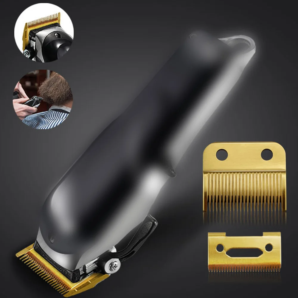 

1 Set Ceramic Cutter Head Metal Bottom Clipper Blade Replacement Hair Clipper Cutting Tool Accessories For Wahl 8504 Shear