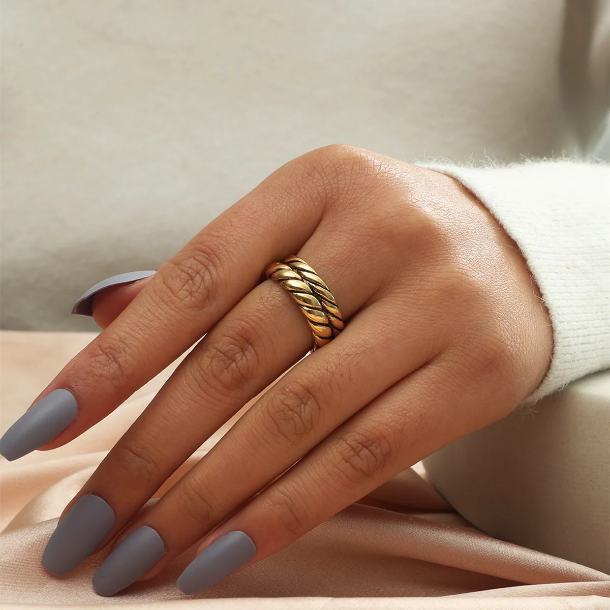 

Винтажное стильное античное Золотое кольцо MOREDEAR для женщин