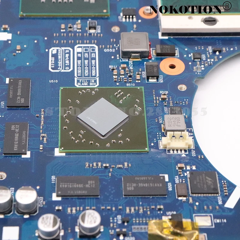 Материнская плата NOKOTION для ноутбука SAMSUNG R520 R522 R620 системная BA92 05556A PM45 DDR2 HD 4650