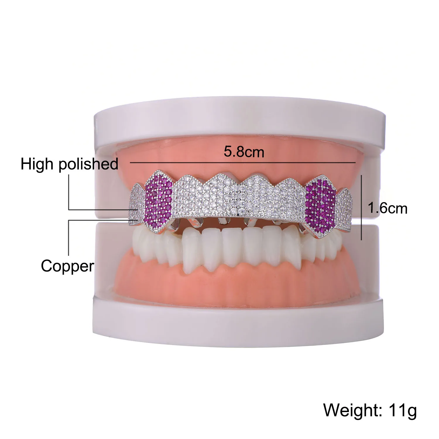 Подвеска для зубов US7 в стиле хип-хоп мужчин и женщин